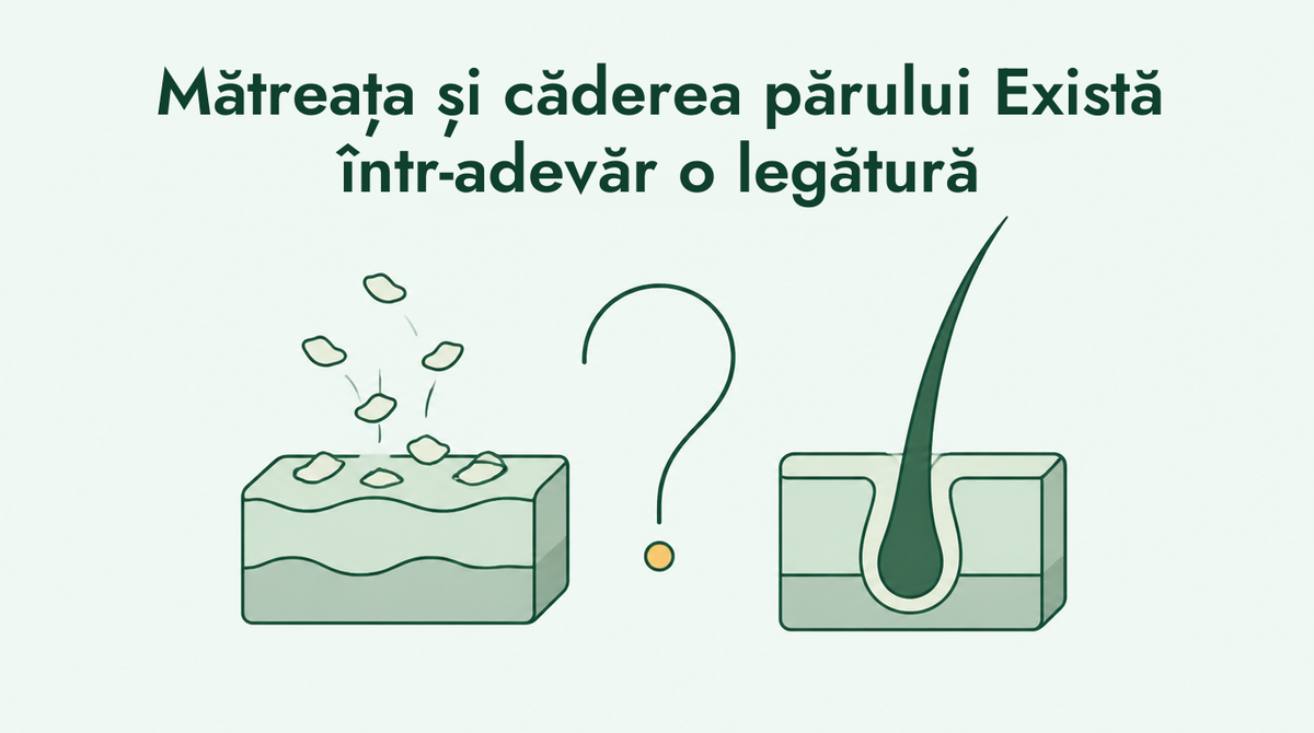 Mătreața cauzează căderea părului?