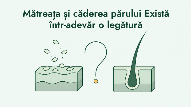 Mătreața cauzează căderea părului?