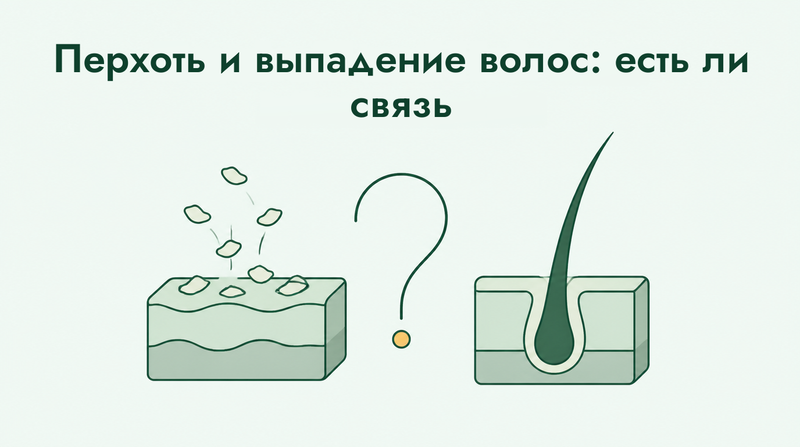 Вызывает ли перхоть выпадение волос