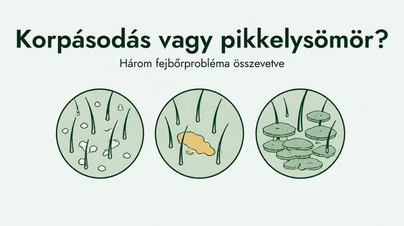 Dandruff, seborrhoeic dermatitis or psoriasis