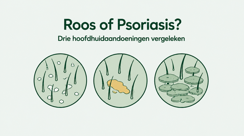 Roos, seborroïsch eczeem of psoriasis