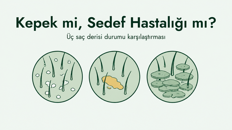 Kepek mi, seboreik dermatit mi, sedef hastalığı mı