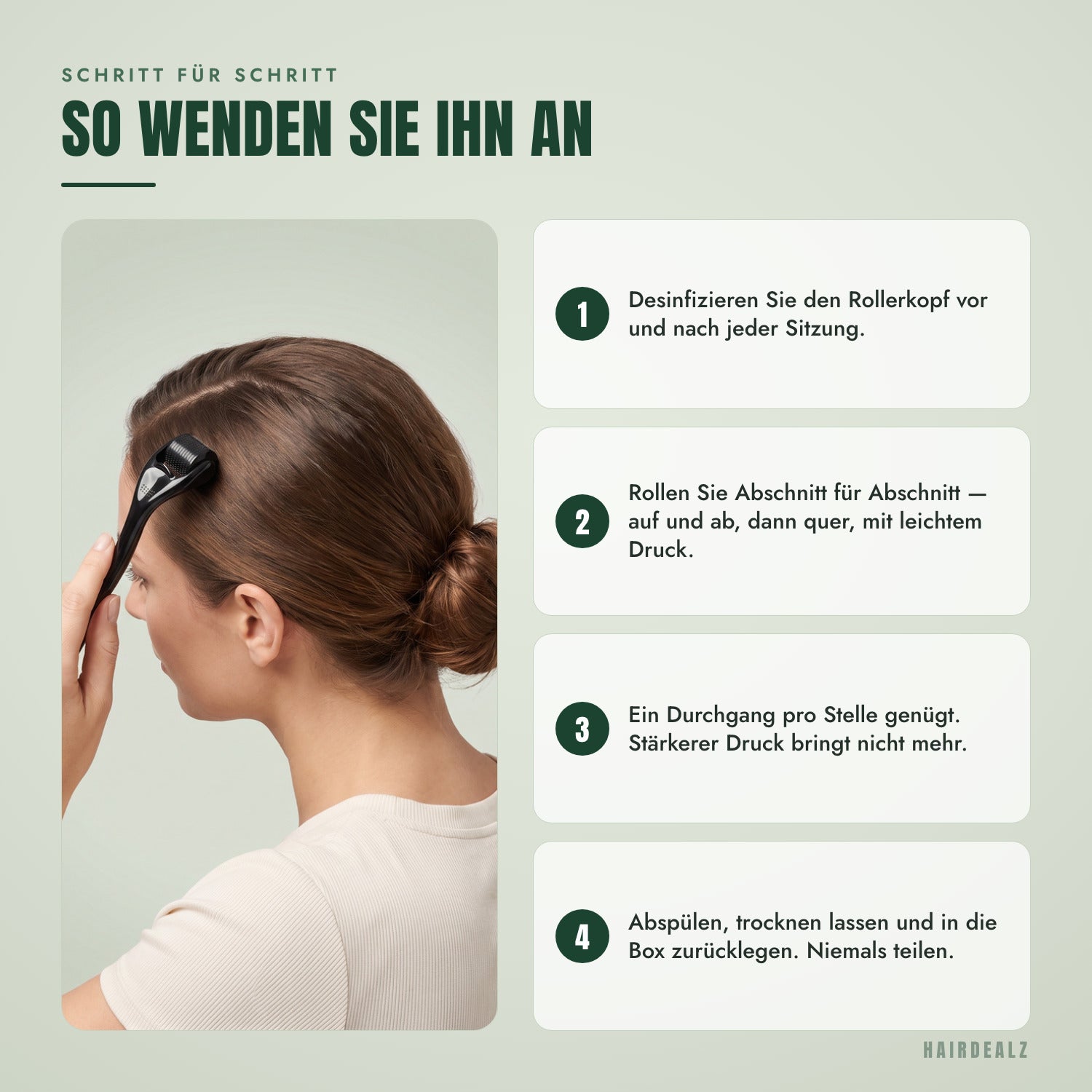 Schritt für Schritt — So wenden Sie ihn an