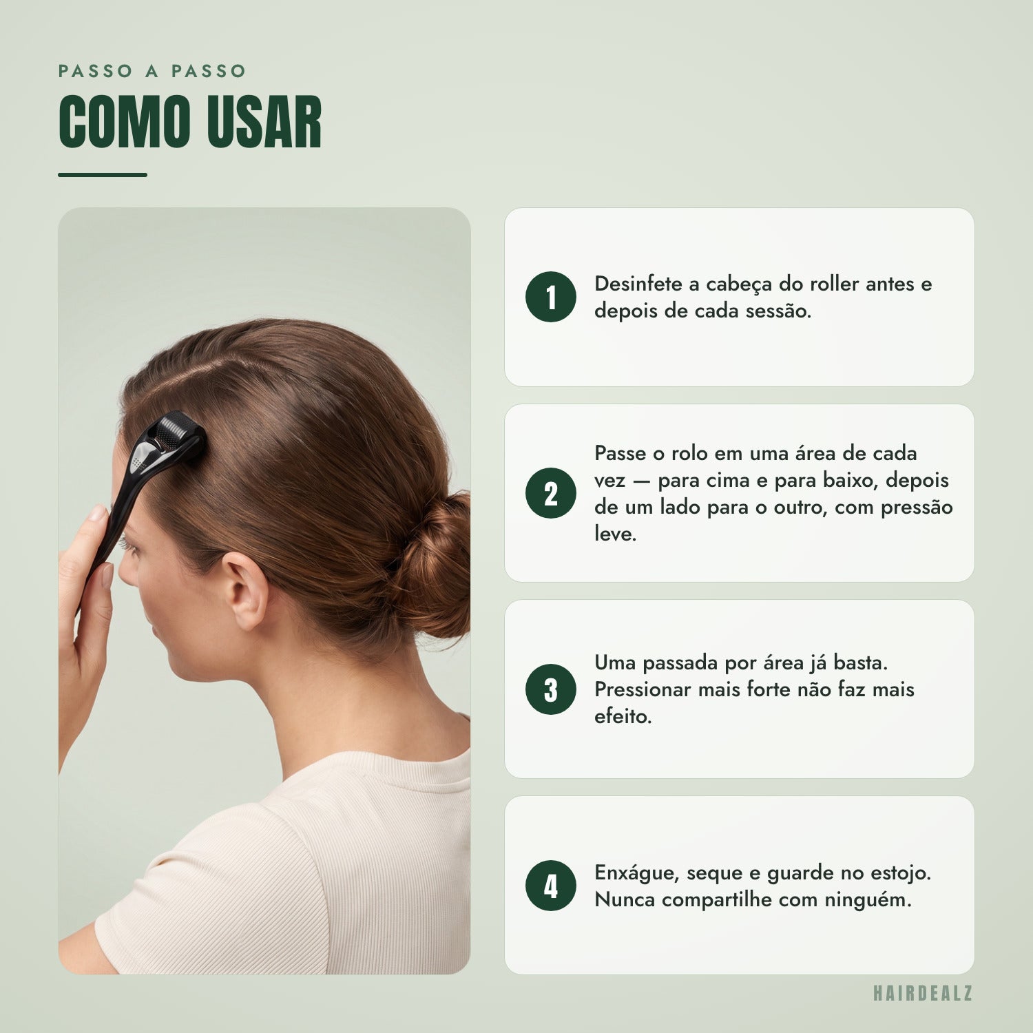 Passo a passo — Como usar