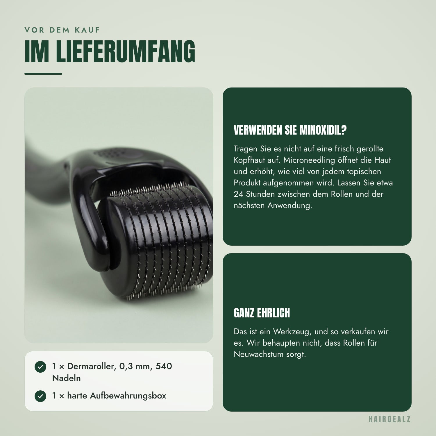 Vor dem Kauf — Im Lieferumfang