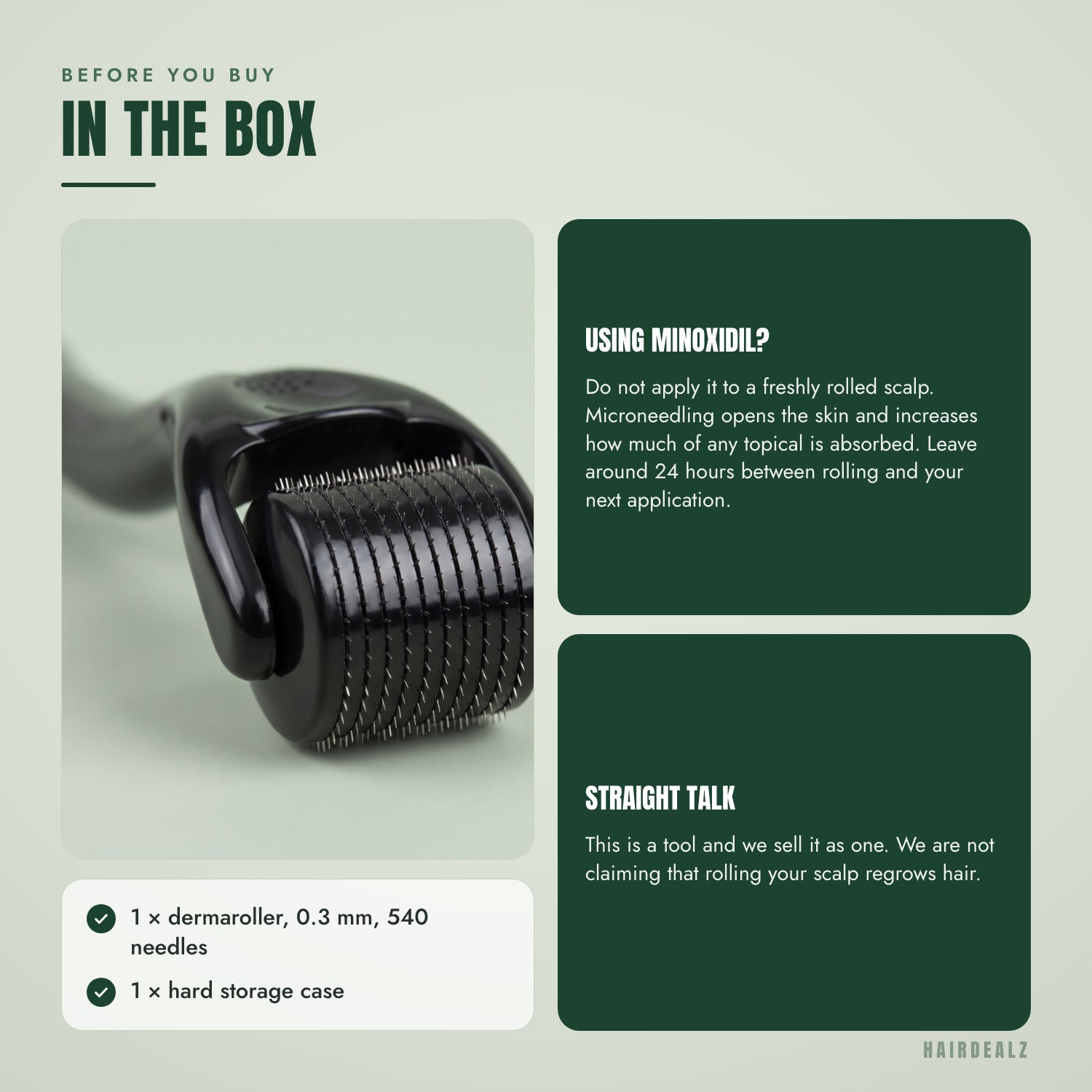 Before you buy — In the box