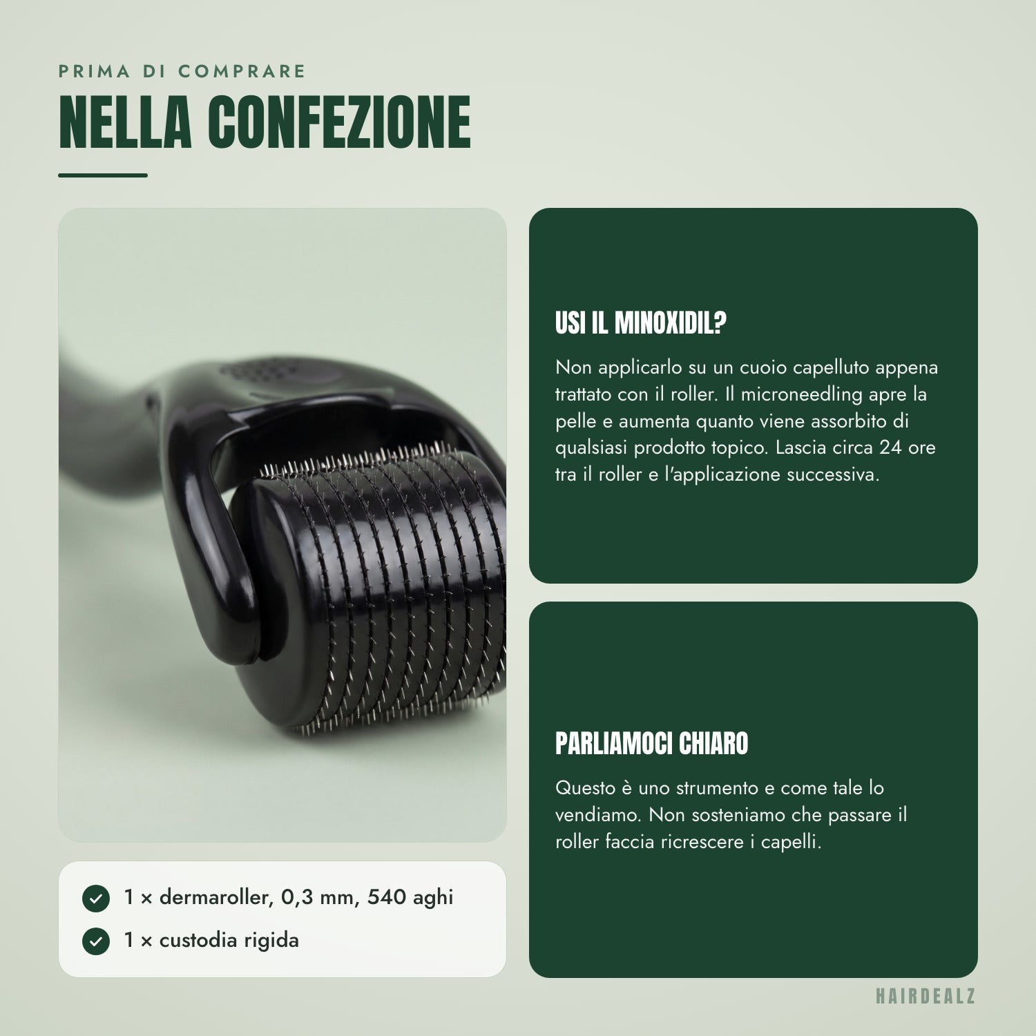 Prima di comprare — Nella confezione