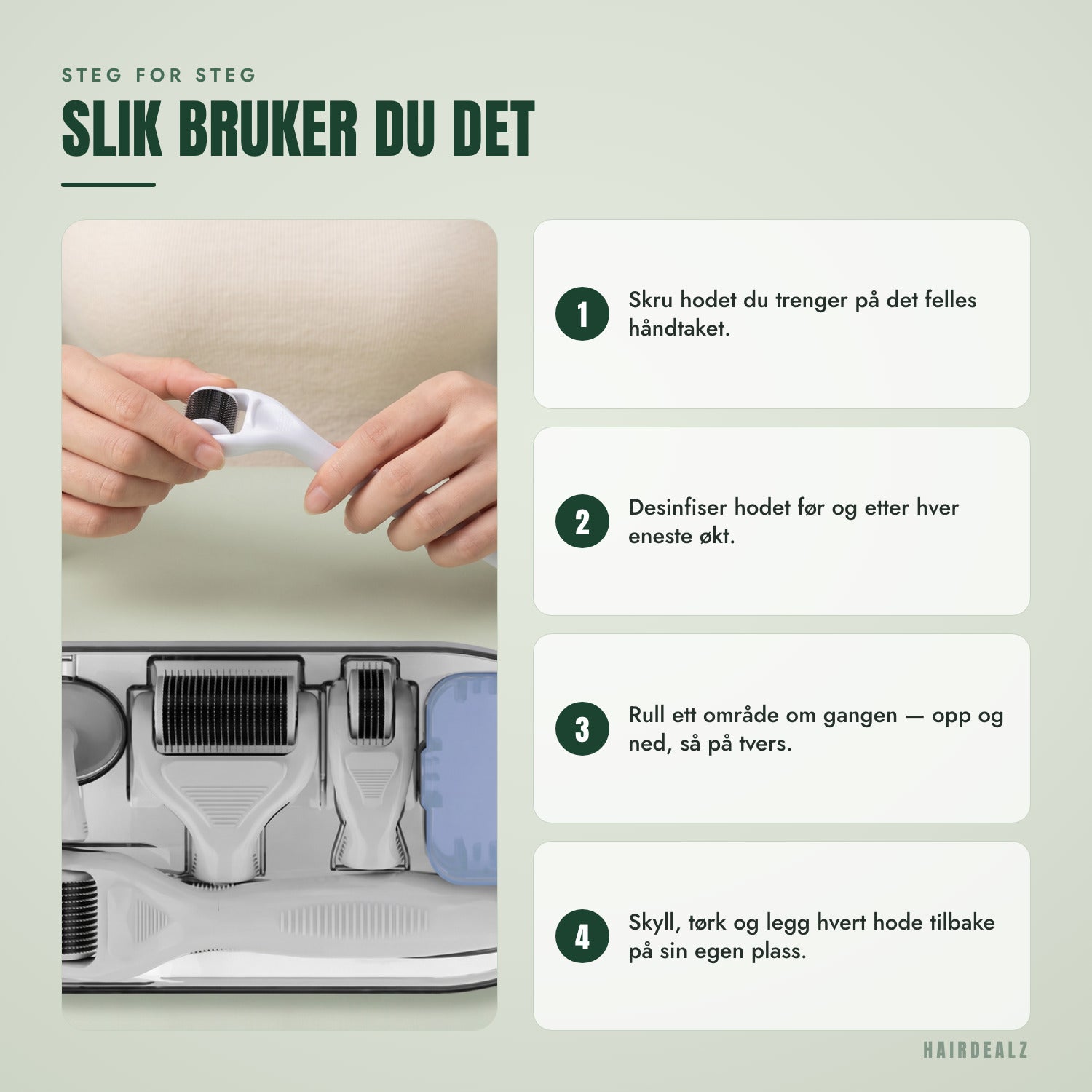 Steg for steg – Slik bruker du den