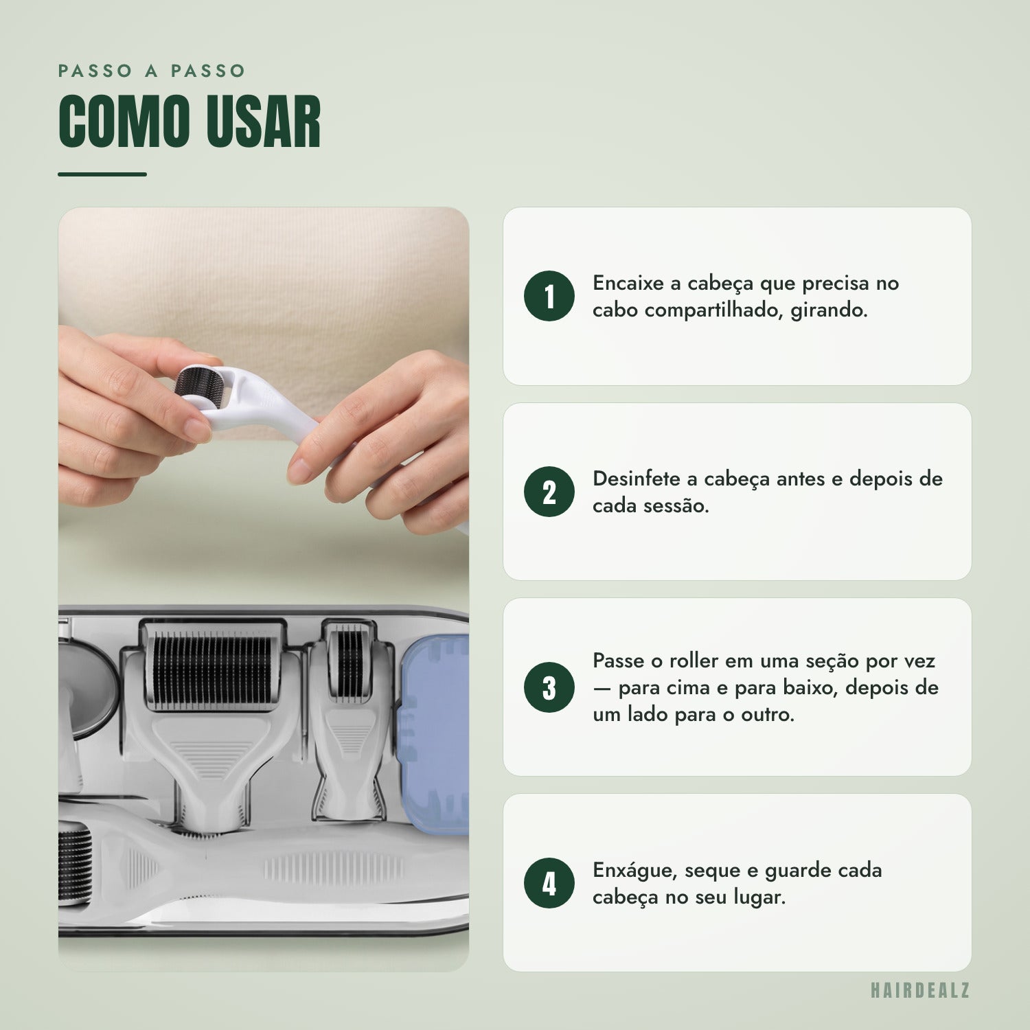 Passo a passo — Como usar