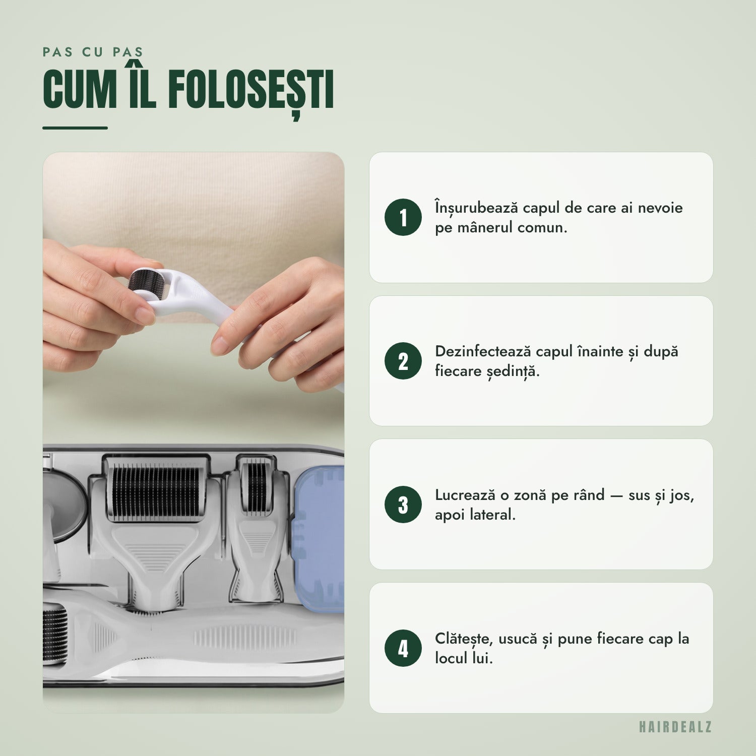 Pas cu pas — Cum se folosește