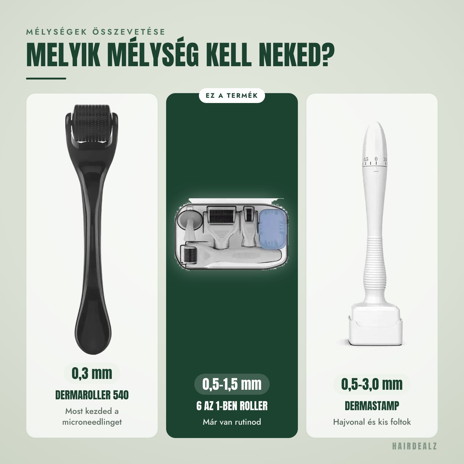 Válaszd ki a hozzád illőt — Milyen mélység kell neked?