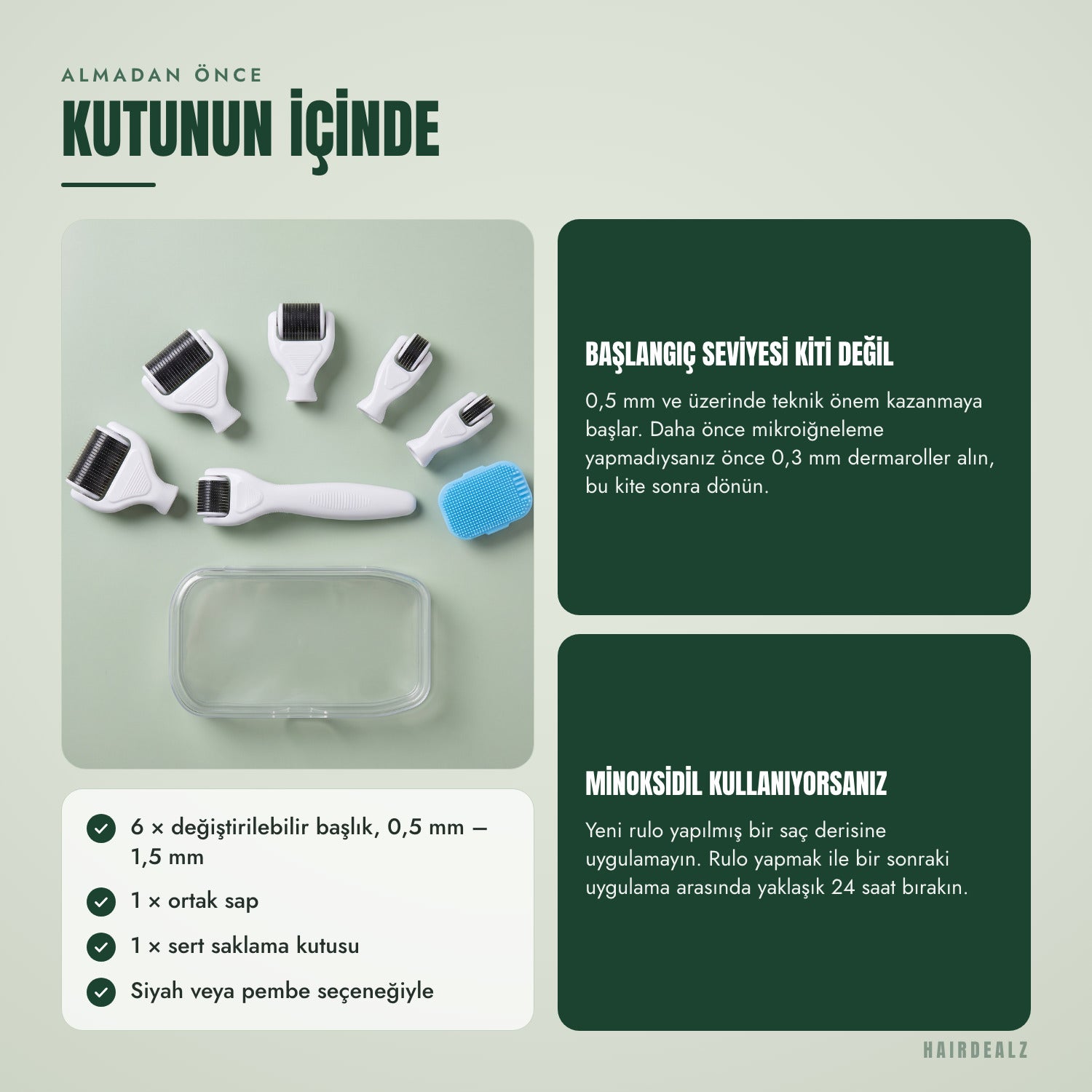 Satın almadan önce — Kutunun içinde