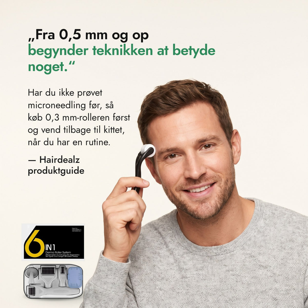 Fra 0,5 mm og op begynder teknikken at betyde noget. — Hairdealz produktguide