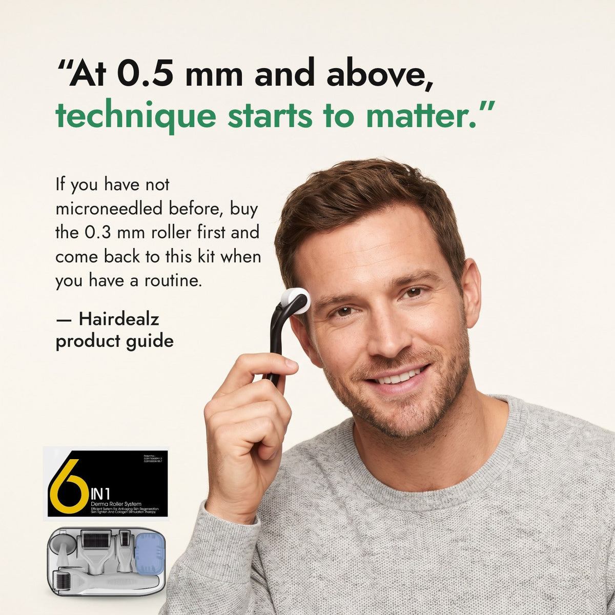 At 0.5 mm and above, technique starts to matter. — Hairdealz product guide