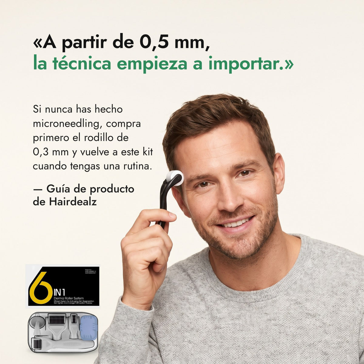 A partir de 0,5 mm, la técnica empieza a importar. — Guía de producto de Hairdealz