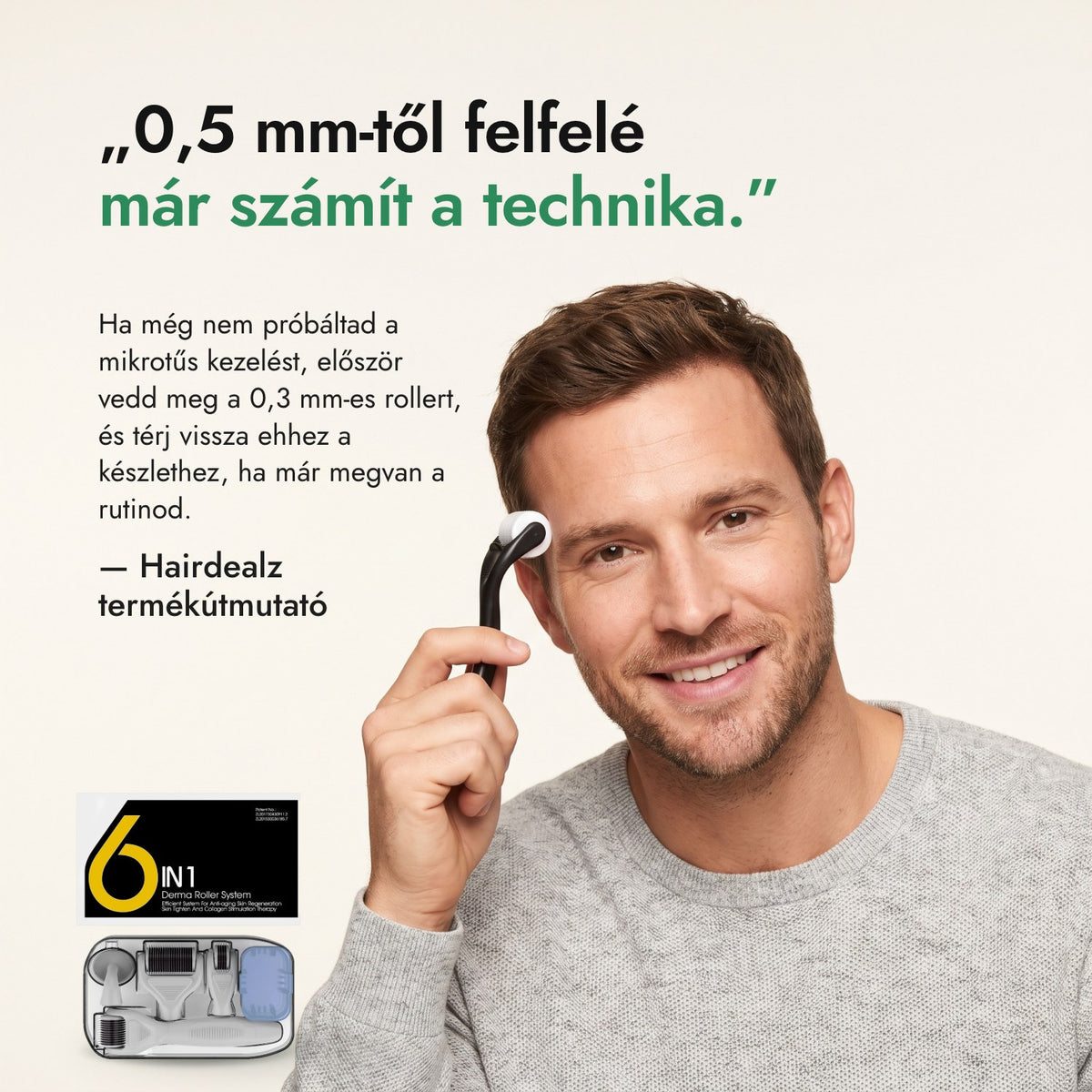 0,5 mm-től felfelé már számít a technika. — Hairdealz termékútmutató