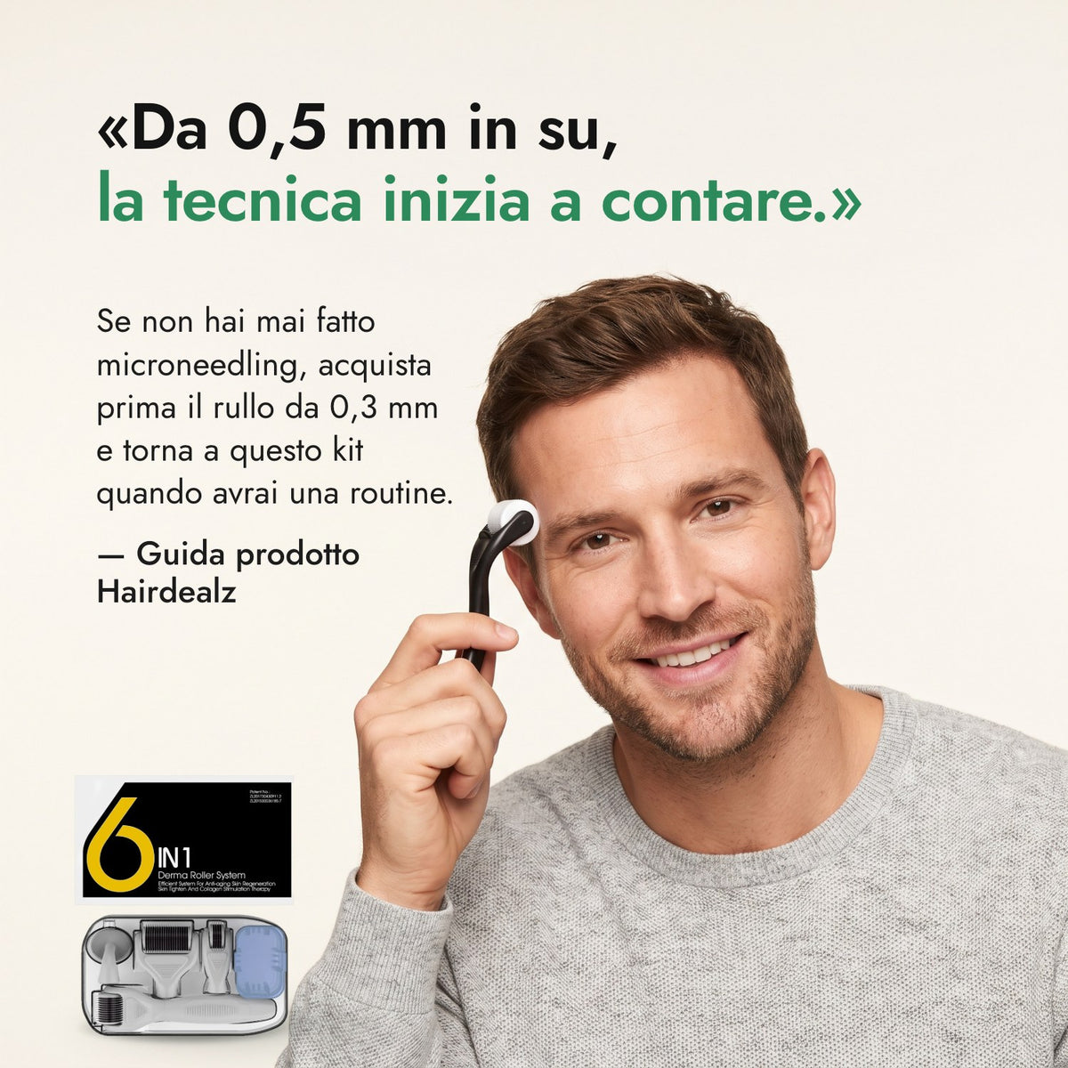 Da 0,5 mm in su, la tecnica inizia a contare. — Guida prodotto Hairdealz