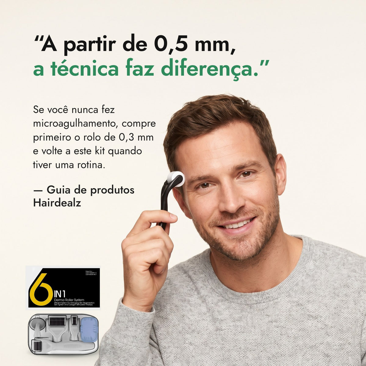 A partir de 0,5 mm, a técnica faz diferença. — Guia de produtos Hairdealz