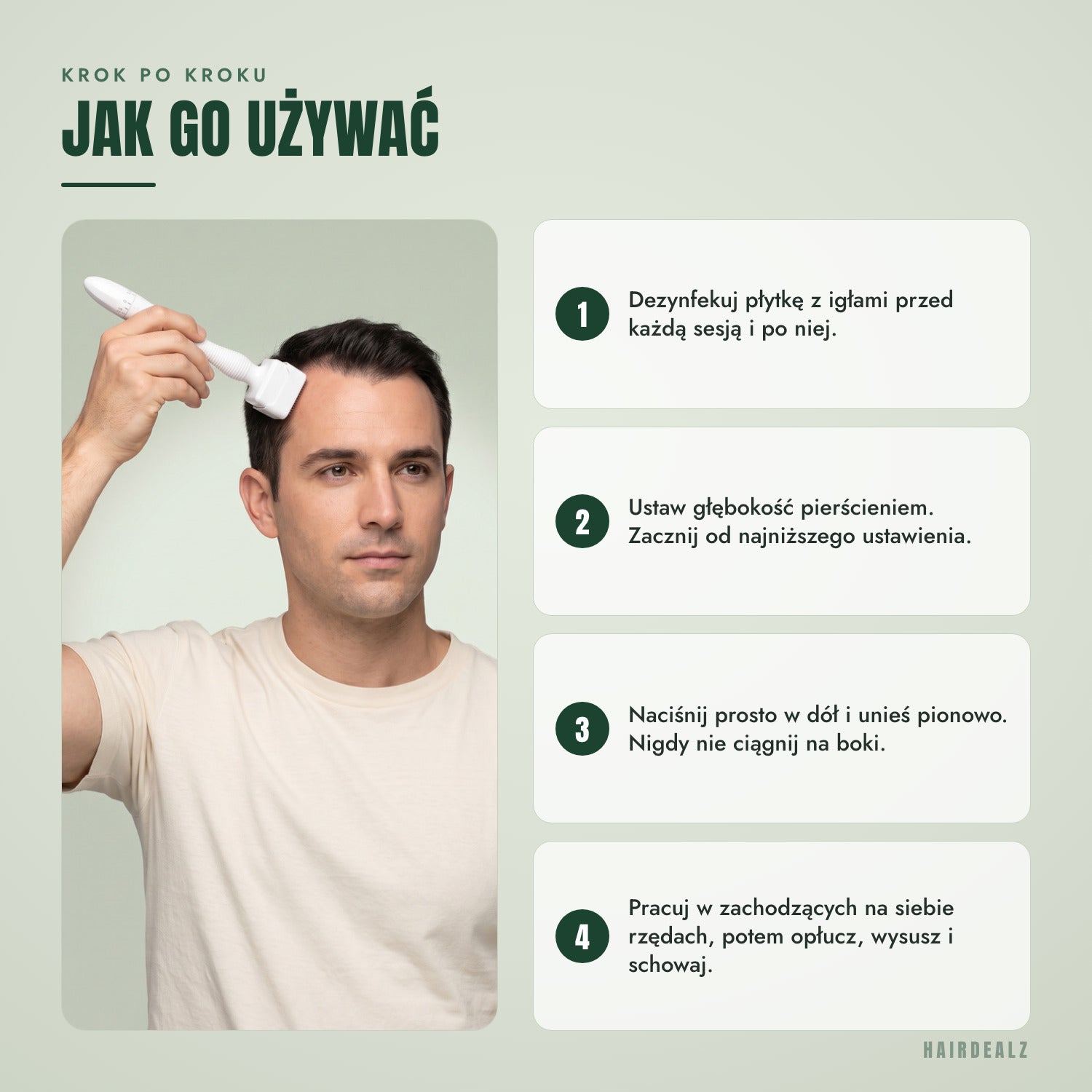 Krok po kroku — jak stosować