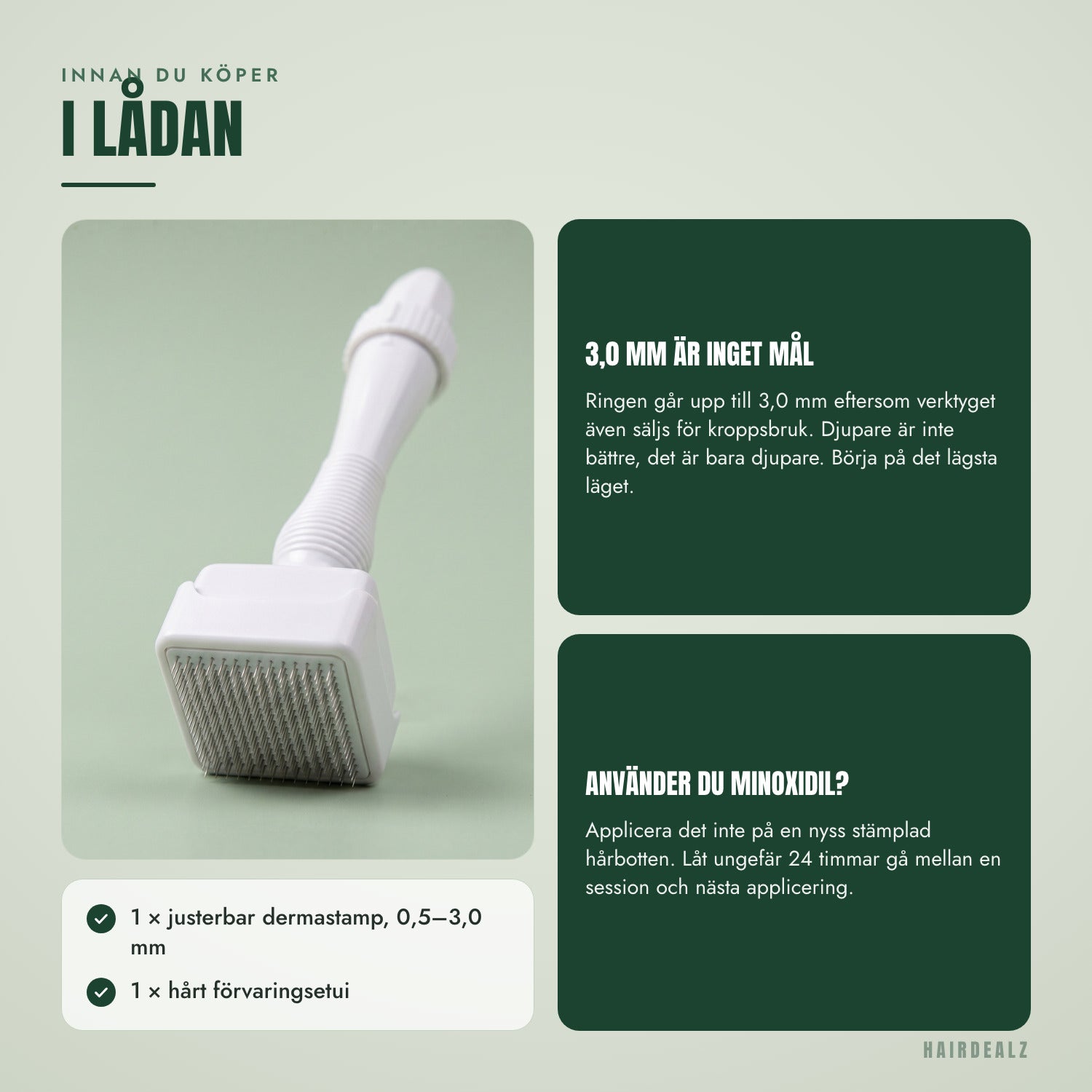 Innan du köper — I lådan