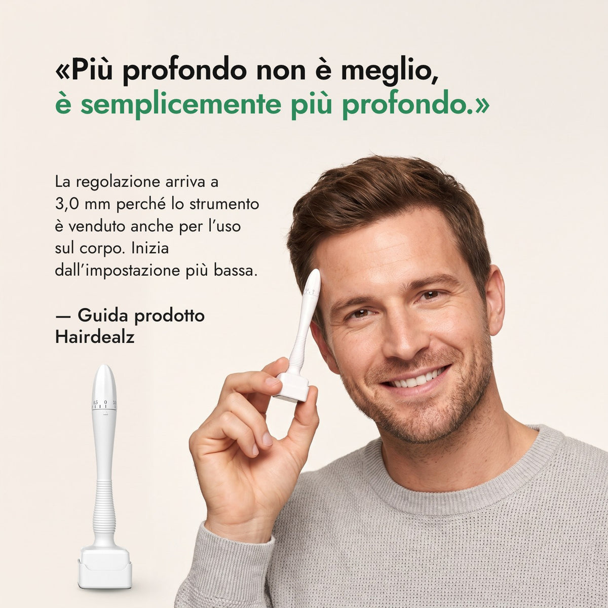 Più profondo non è meglio, è semplicemente più profondo. — Guida prodotto Hairdealz
