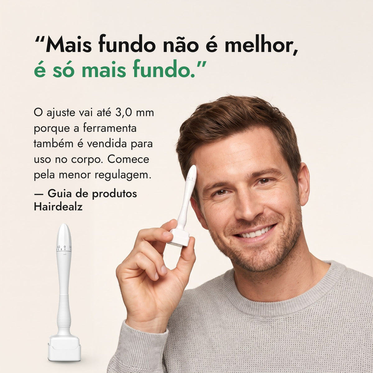 Mais fundo não é melhor, é só mais fundo. — Guia de produtos Hairdealz