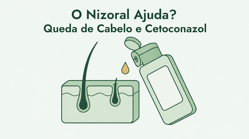 O Nizoral ajuda na queda de cabelo