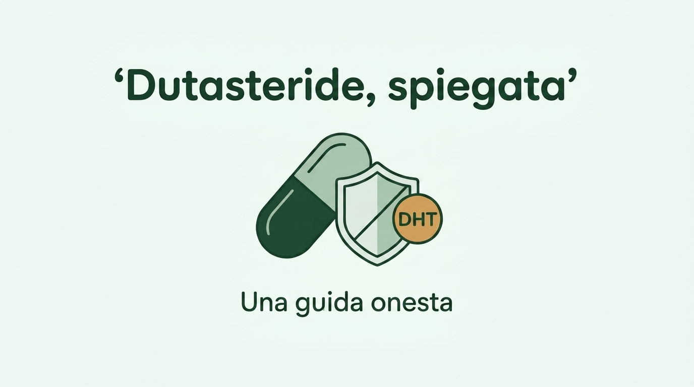 Il dutasteride per la caduta dei capelli, spiegato