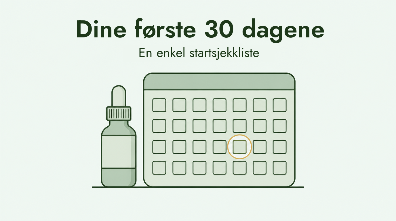 Dine første 30 dager med minoksidil