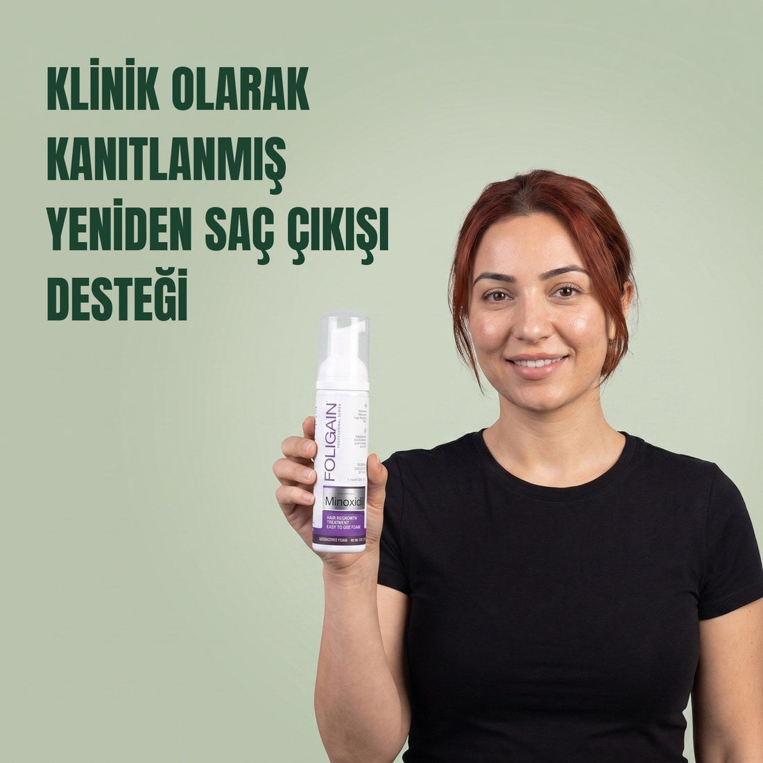 Foligain Minoxidil Foam 2% for Women - 6 Month Supply — product packaging on white background