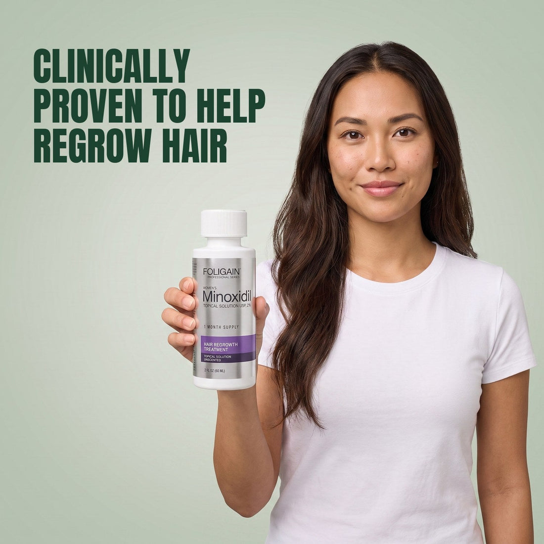 Foligain Minoxidil Lotion 2% for Women - 9 Month Supply — product packaging on white background