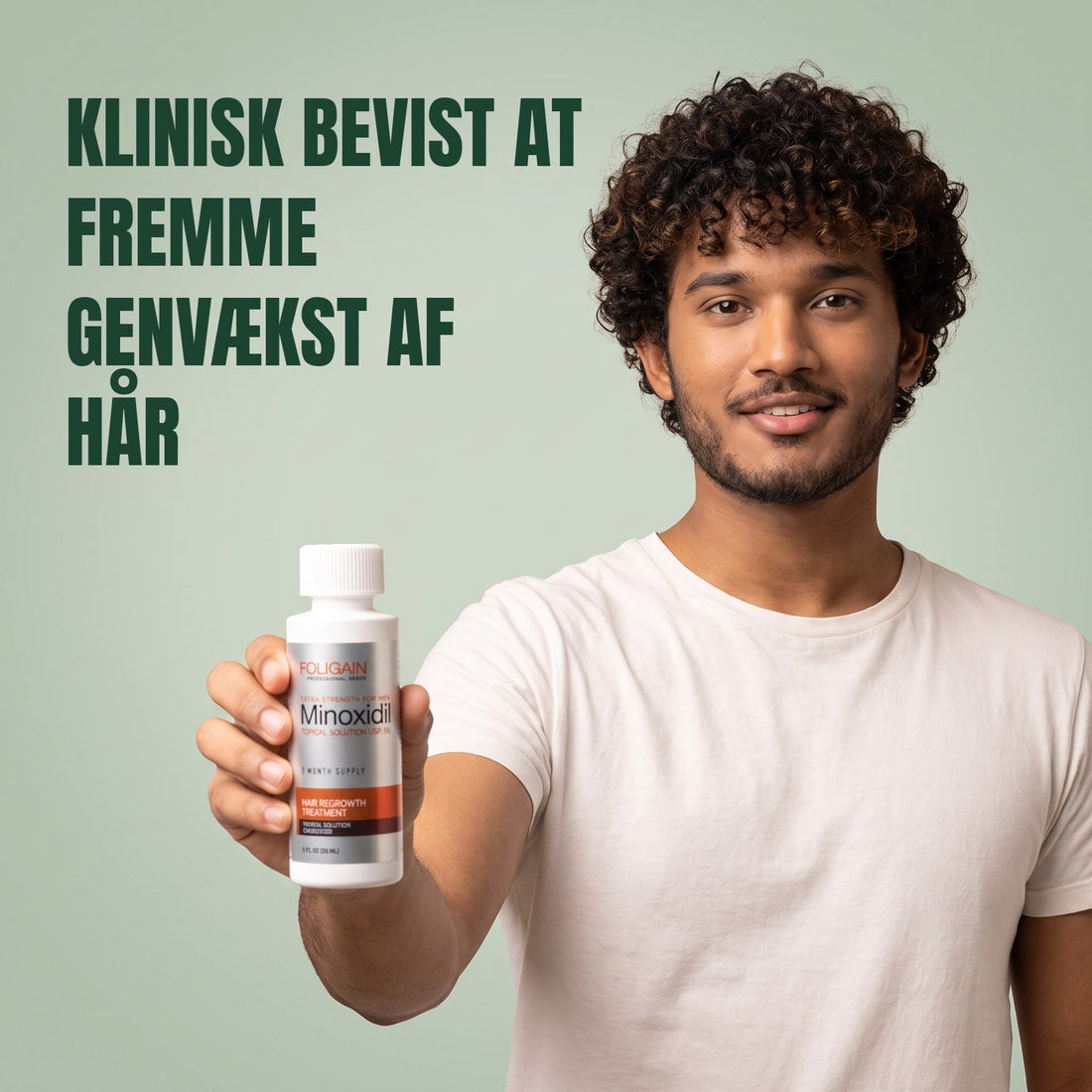 Foligain Minoxidil Opløsning 5% til Mænd
