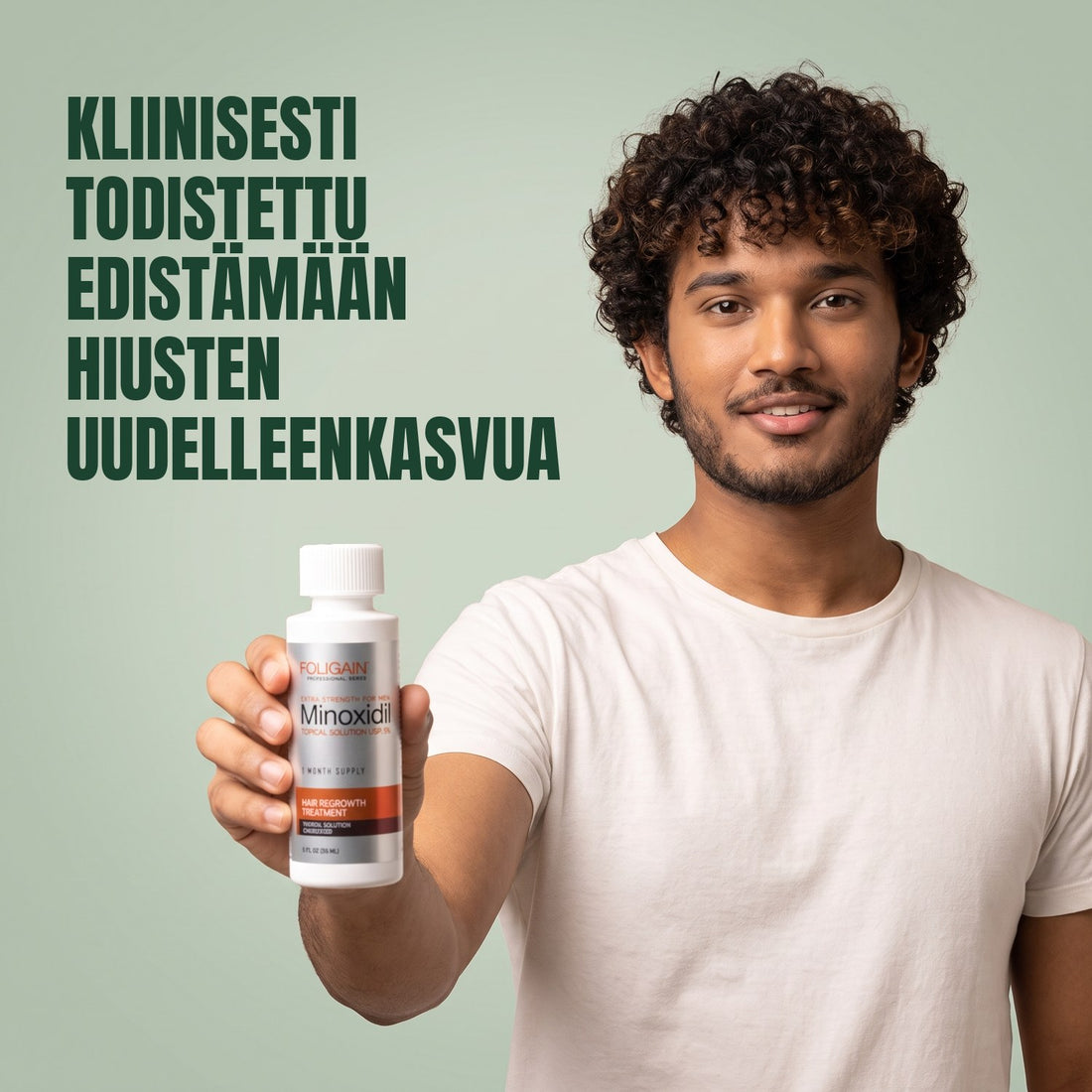 Foligain Minoxidil-liuos 5 % miehille