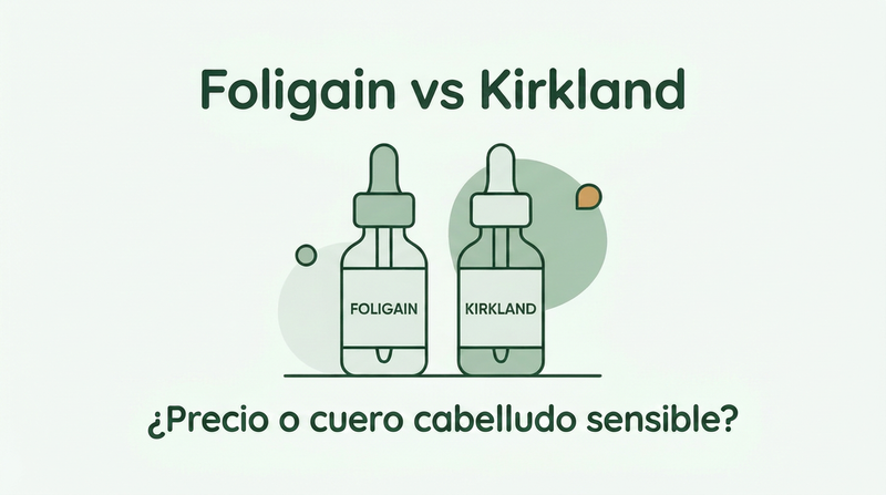 Foligain frente a Kirkland minoxidil