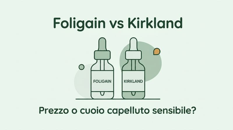 Foligain contro Kirkland minoxidil