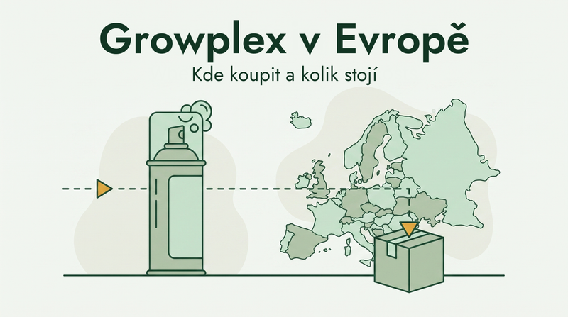 Kde koupit pěnu Growplex s minoxidilem v Evropě