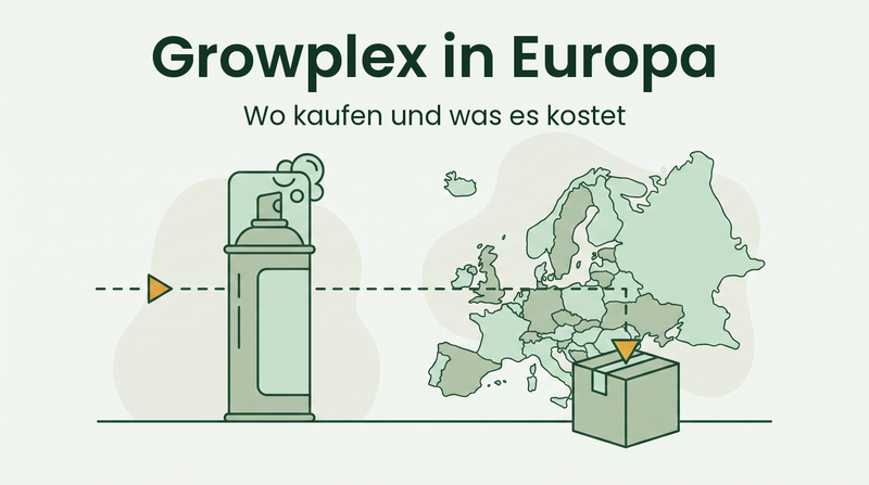 Where to buy Growplex minoxidil foam in Europe
