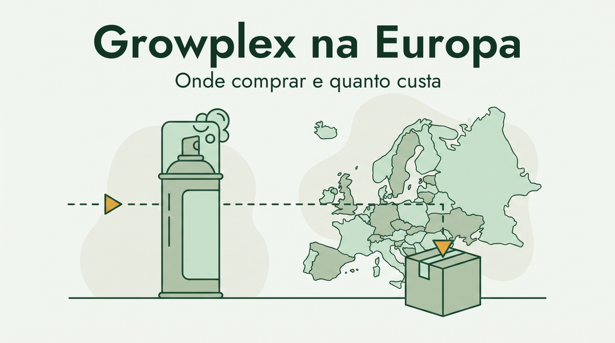 Onde comprar espuma de minoxidil Growplex na Europa