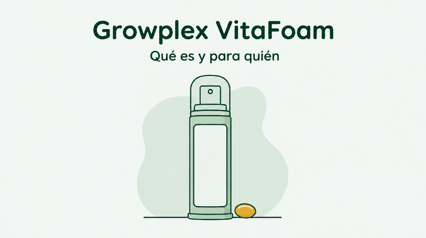Análisis de la espuma de minoxidil Growplex VitaFoam