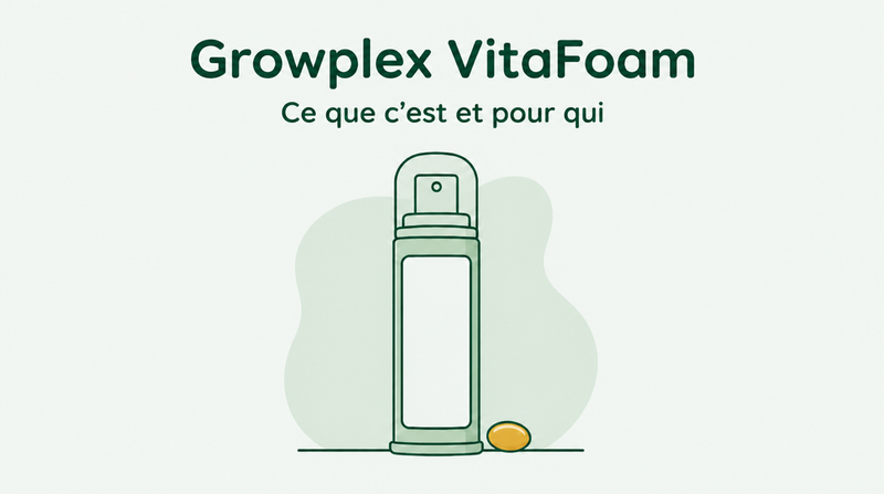 Avis sur la mousse minoxidil GrowPlex VitaFoam