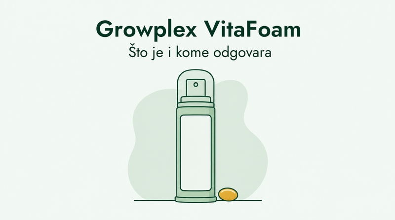 Growplex VitaFoam minoksidil pjena: recenzija