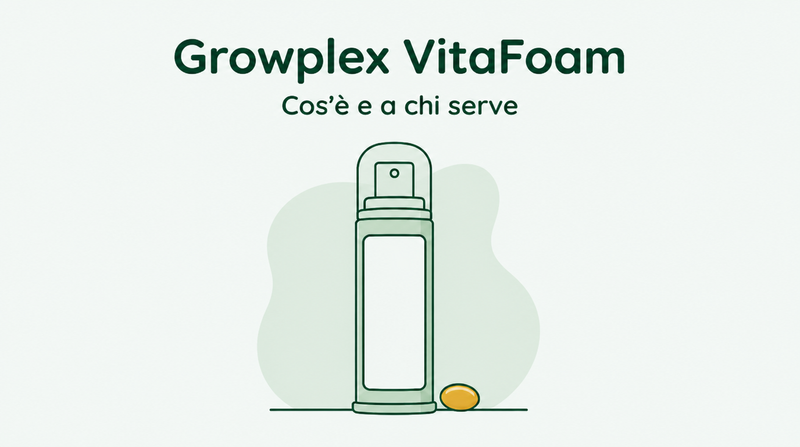 Recensione della schiuma di minoxidil Growplex VitaFoam