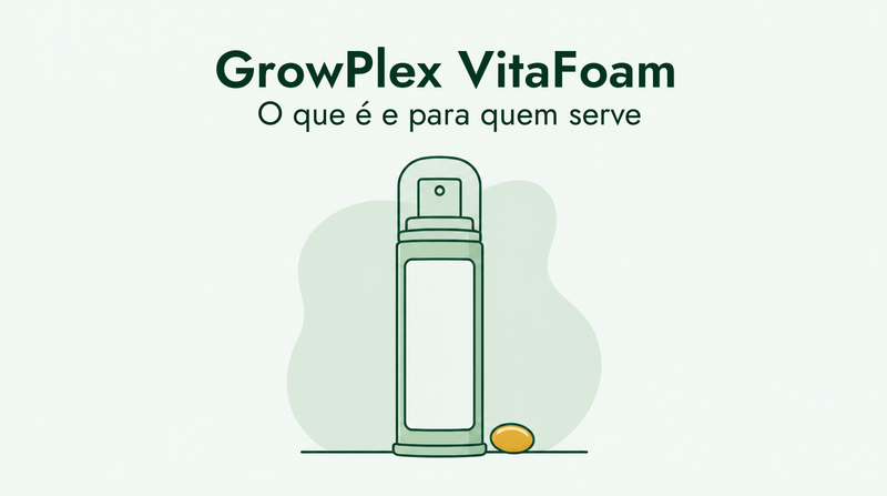 Growplex VitaFoam: análise da espuma de minoxidil