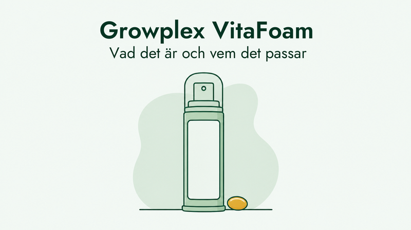 Recension av Growplex VitaFoam minoxidilskum