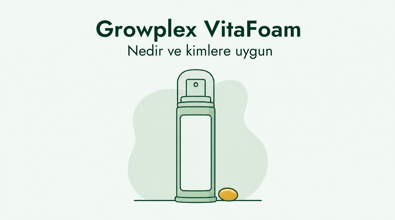 Growplex VitaFoam minoksidil köpük incelemesi