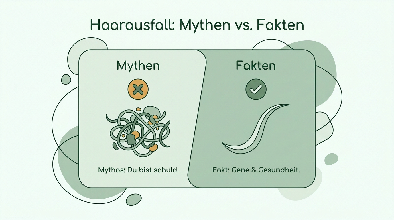 Mythen versus Fakten über Haarausfall