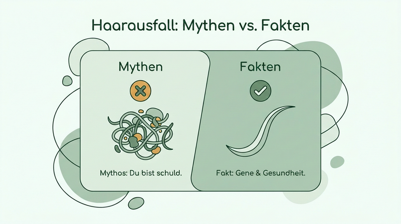 Mythen versus Fakten über Haarausfall