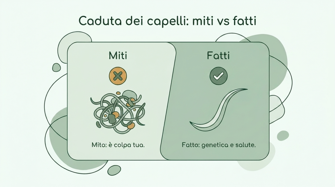 Miti contro verità sulla caduta dei capelli