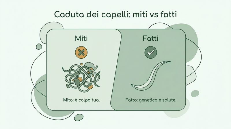 Miti contro verità sulla caduta dei capelli