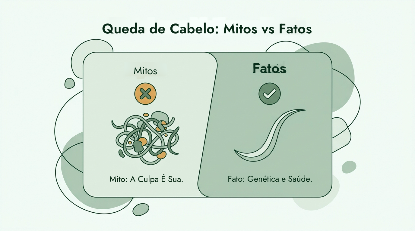 Mitos e verdades sobre queda de cabelo